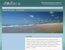 Tablet Screenshot of evasion91.com